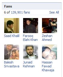 Pervez Musharraf's Fans on Facebook