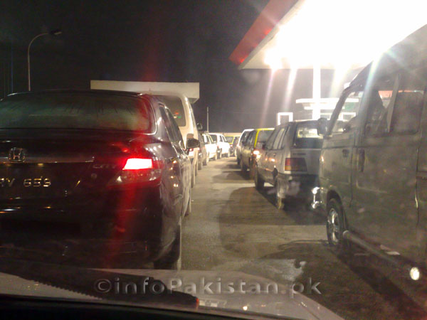 CNG load shedding CNG Station Queues