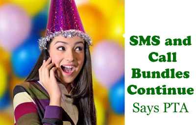 Call and sms bundles continue says pta
