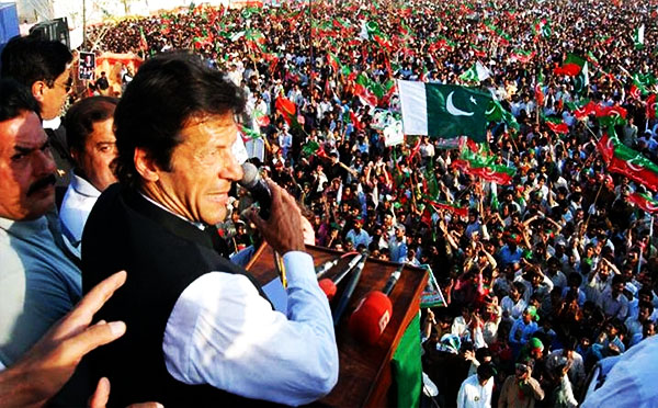 Imran Khan in PTI Rally