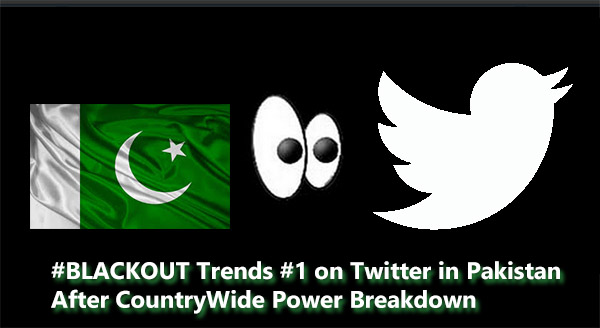 blackout trends number one on twitter in pakistan