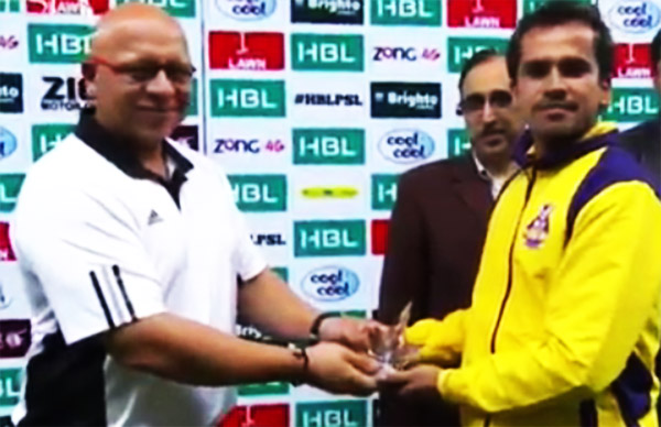 Bismillah Khan Man of the Match, from Quetta Gladiators