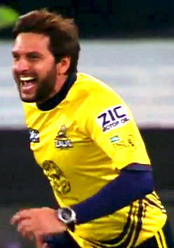 shahid afridi celebrating