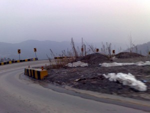 Murree road turn