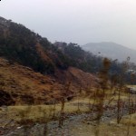 Colourful hill in Murree