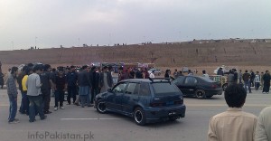 bahria town drag racing event
