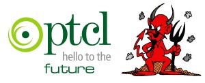 PTCL Big logo with devil